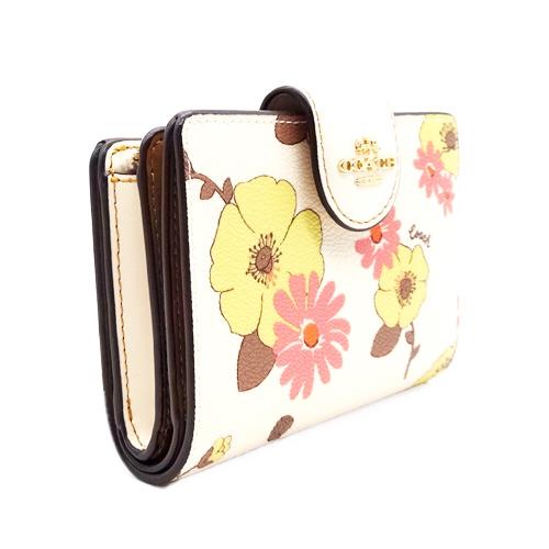 COACH（コーチ） 財布 二つ折り財布 新作 新品 花柄 フローラル