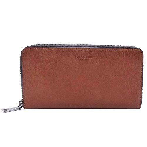 COACH（コーチ） 財布 新作 新品 メンズ ファスナー長財布 カーフ