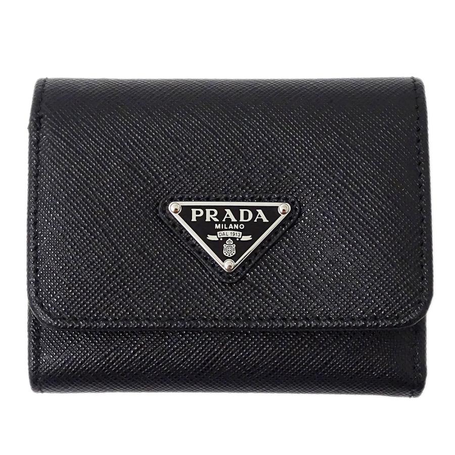 PRADA（プラダ） 財布 レディース メンズ ブランド 三つ折り財布