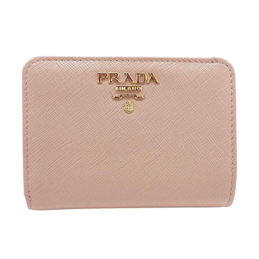 PRADA（プラダ） 財布 レディース ブランド 二つ折り財布 サフィアーノ