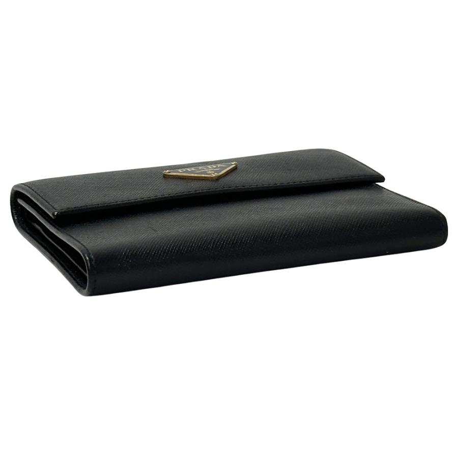 PRADA ブラック 三つ折り財布 サフィアーノレザー m170a 楽天市場】極