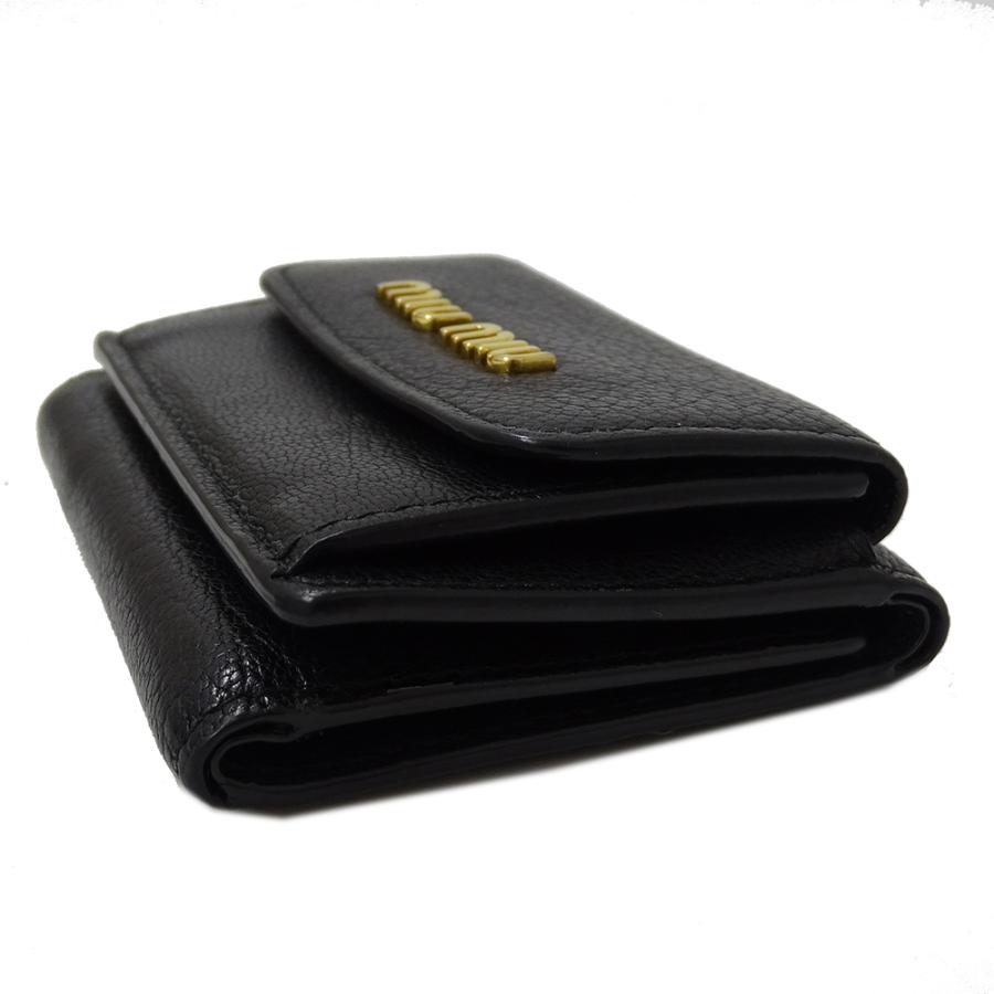 miu miu（ミュウミュウ） 財布 レディース ブランド 三つ折り財布