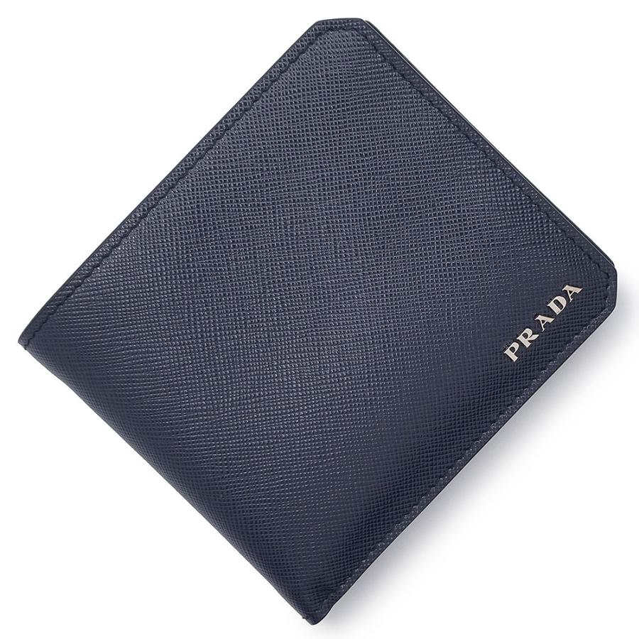 PRADA（プラダ） （新品・未使用品）プラダ 二つ折り財布 サフィアノ