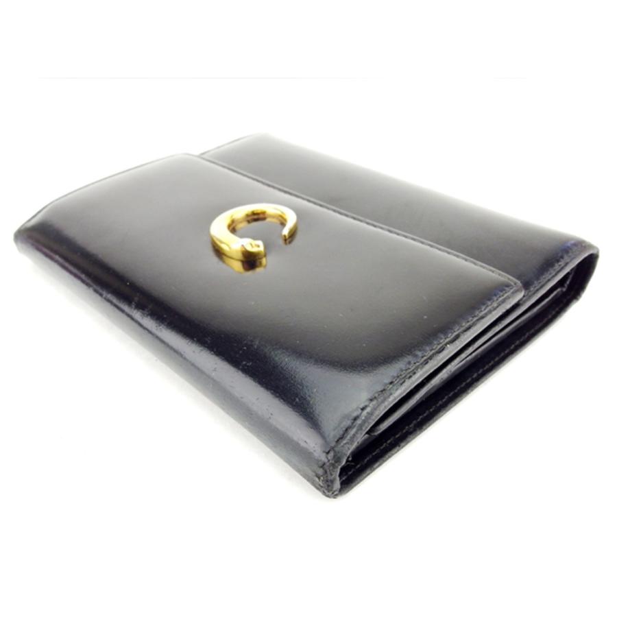 Cartier（カルティエ） 三つ折り 財布 レディース パンテール ブラック