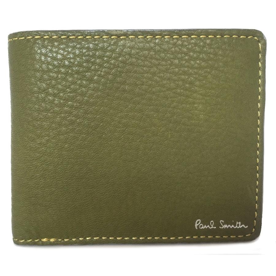 Paul Smith（ポール・スミス） 未使用 財布 レザー 二つ折り メンズ 黄
