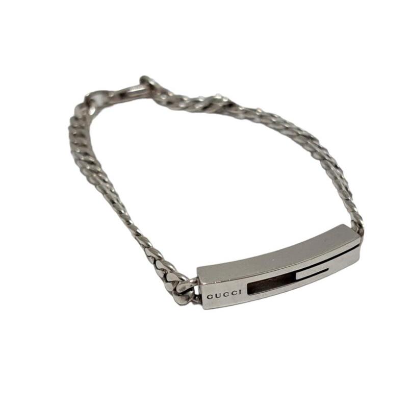 SV925 イタリア製 小売 重量85.4g メンズ GUCCI シルバーブレスレット