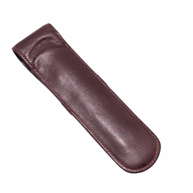 Cartier（カルティエ） マスト ペンケース レザー ボルドー 革製 2本