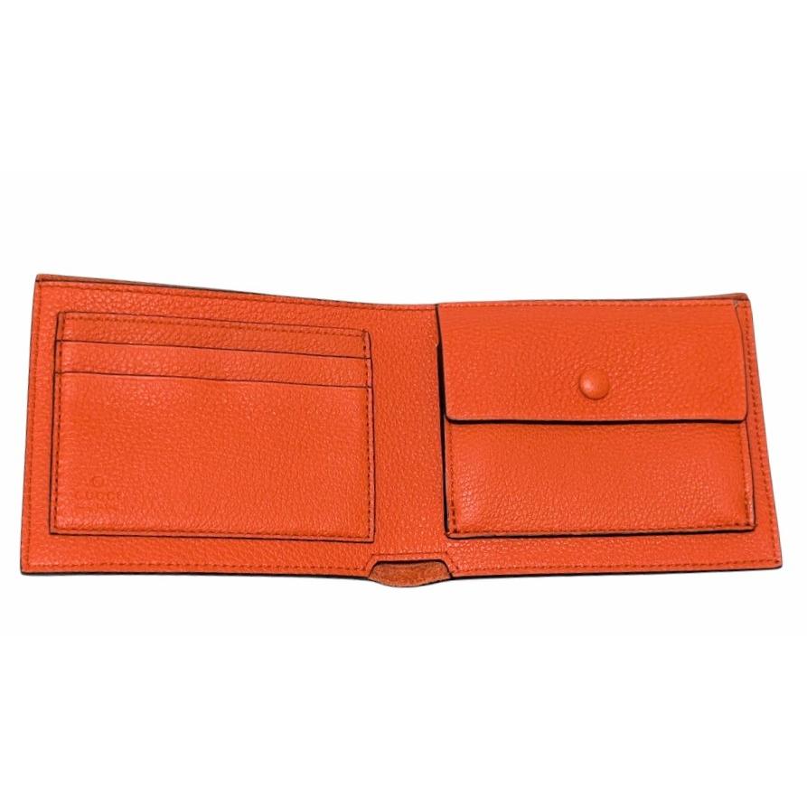 GUCCI（グッチ） 新品同様 財布 658681 型押し レザー ロゴ 小銭入れ