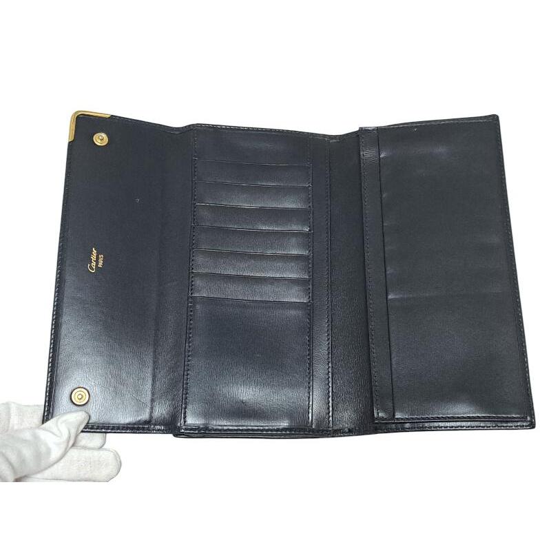 Cartier（カルティエ） 長財布 サファイアライン ネイビー メンズ