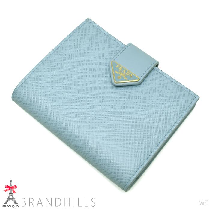PRADA（プラダ） 財布 二つ折り レディース サフィアーノ タブ