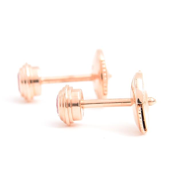 カルティエ ダムール ピアス レディース ピンクサファイア ピンク