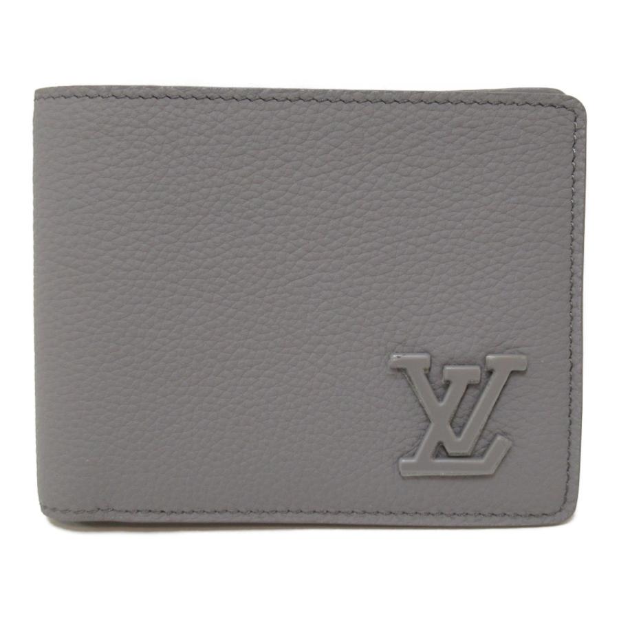 オファー LOUIS VUITTON グレー 二つ折り財布 Louis Vuitton 二つ折り