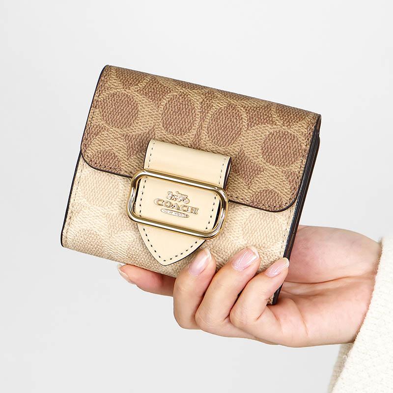 COACH（コーチ） 二つ折り財布 レディース バイカラー シグネチャー