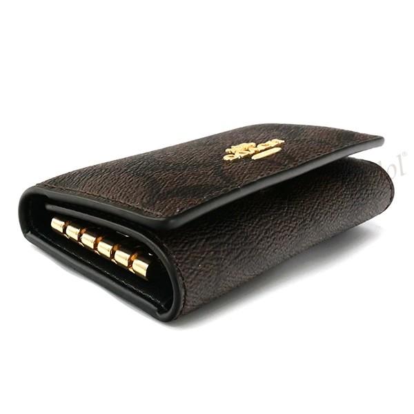 COACH（コーチ） キーケース レディース シグネチャー ブラウン