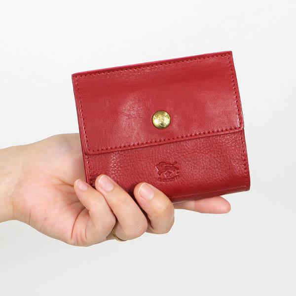 新品未使用]イルビゾンテ がま口二つ折り財布 販売済み 新品未使用