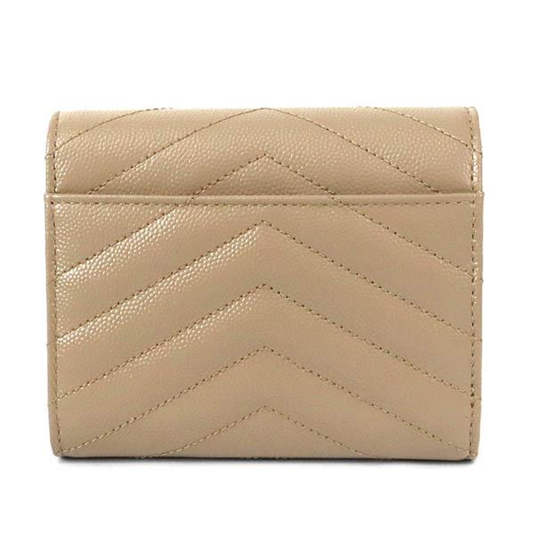 YSL ベージュ キルティング ミニ財布 YSL ベージュ キルティング ミニ