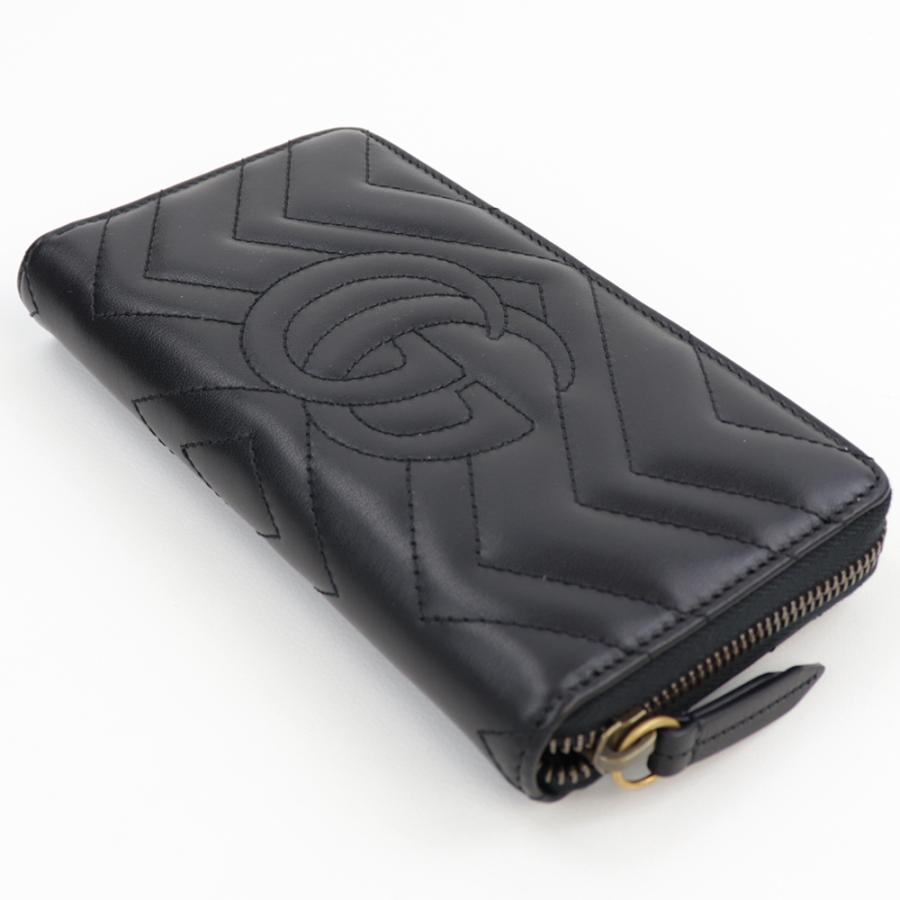 GUCCI（グッチ） 財布 長財布 ラウンドファスナー GGマーモント