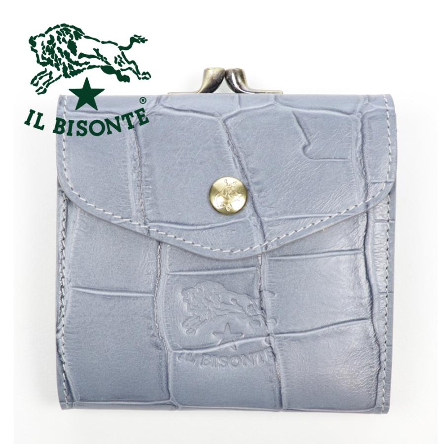 IL BISONTE（イルビゾンテ） 財布 二つ折り がま口 小銭入れ付き