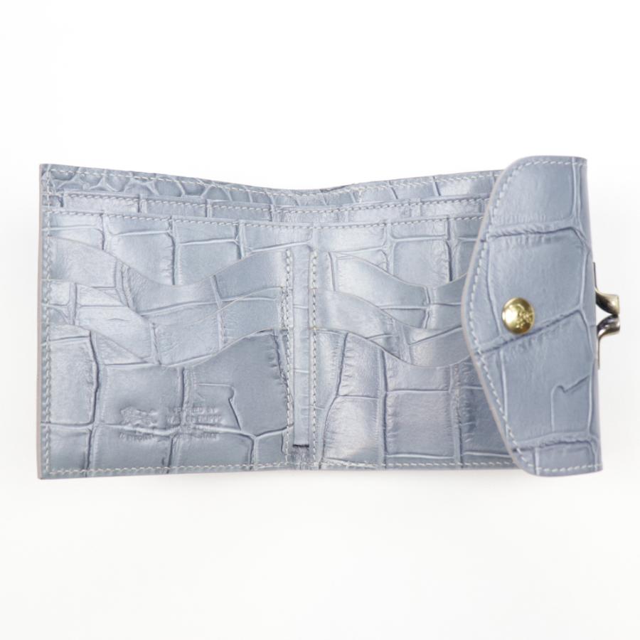 IL BISONTE（イルビゾンテ） 財布 二つ折り がま口 小銭入れ付き