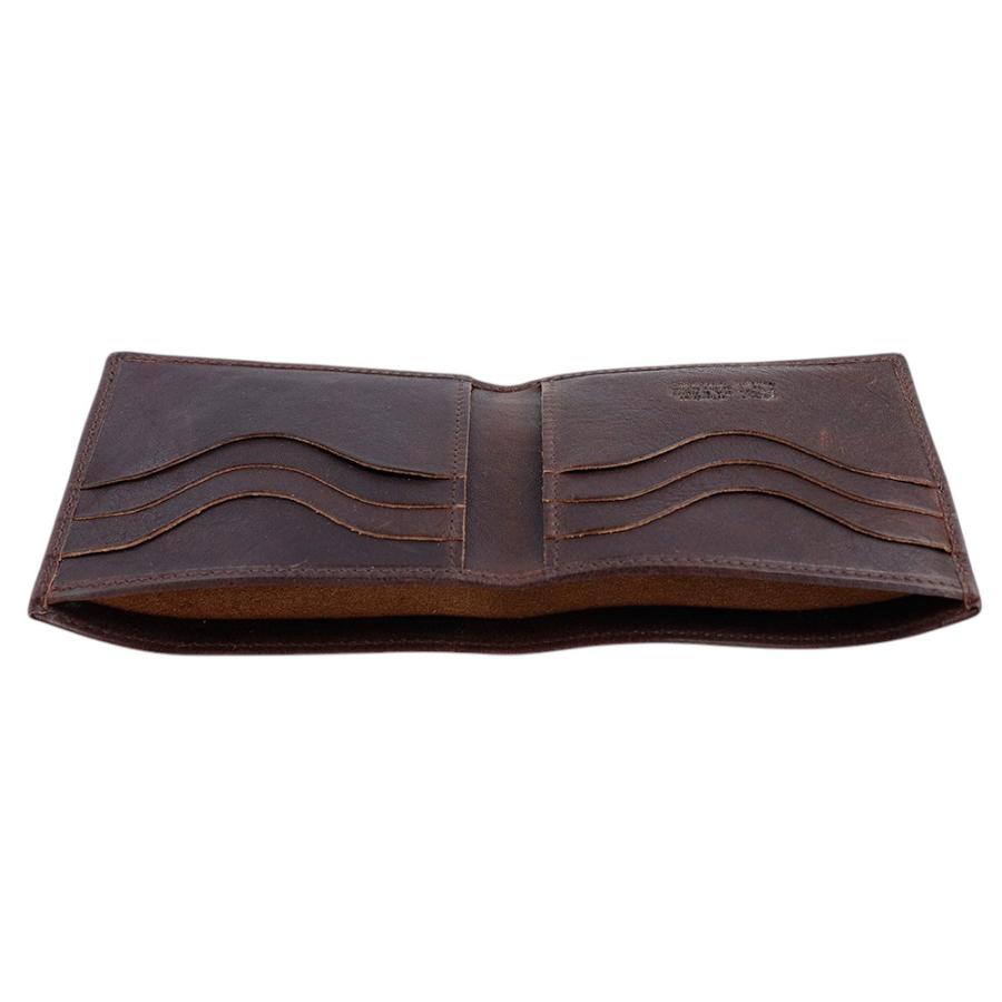 IL BISONTE（イルビゾンテ） 財布 二つ折り 小銭入れなし 札入れ