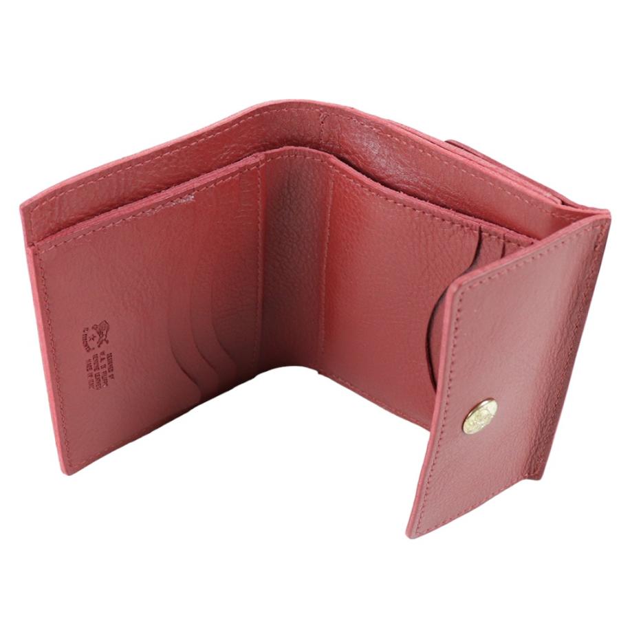 IL BISONTE（イルビゾンテ） 財布 二つ折り ダブルボタン レザー 本革