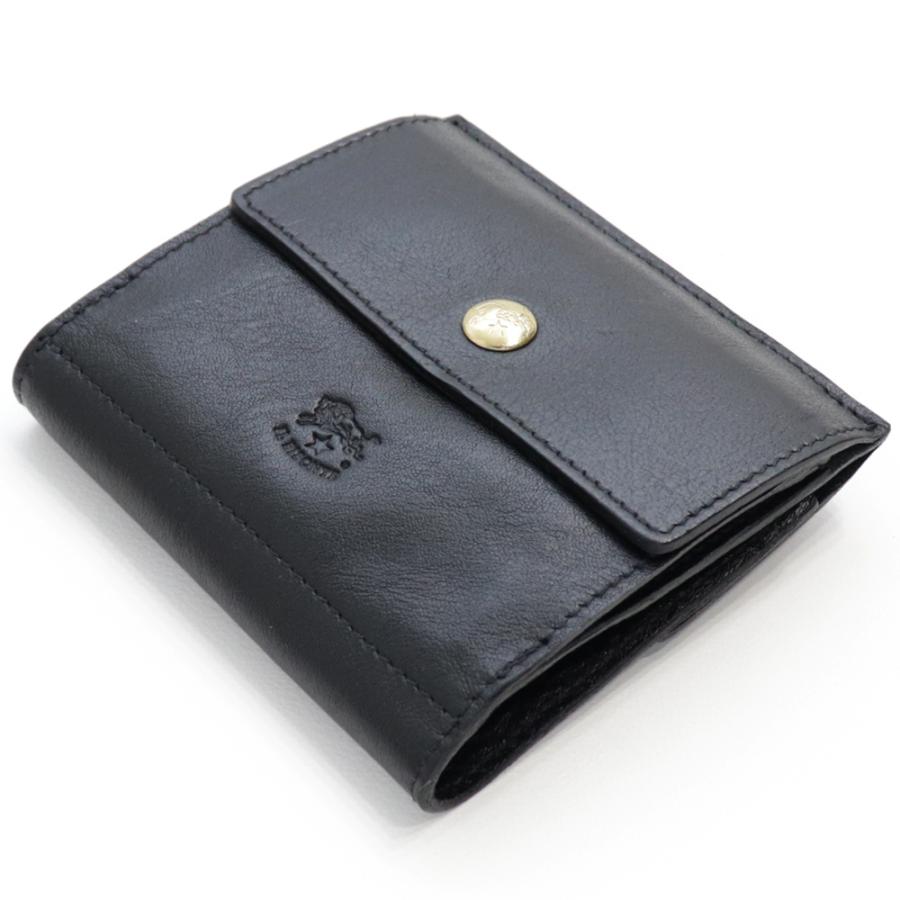 IL BISONTE（イルビゾンテ） 財布 二つ折り ダブルボタン レザー 本革