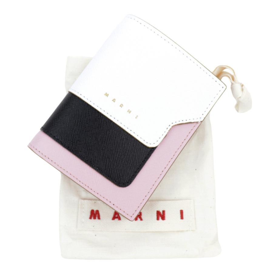 MARNI（マルニ） 財布 二つ折り ミニ財布 コンパクトウォレット バイ