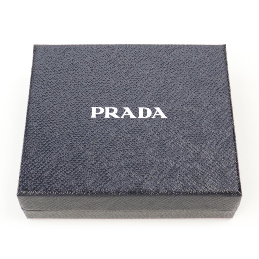 PRADA（プラダ） 財布 三つ折り ブラック 黒 ミニ財布 コンパクト