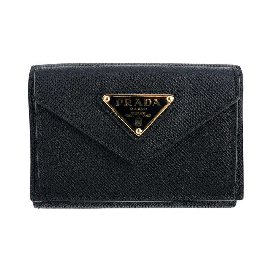PRADA（プラダ） 財布 三つ折り PRADA SAFFIANO TRIANGOLO 1MH021 QHH