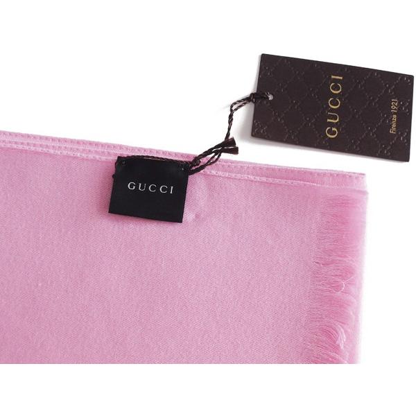 GG グッチ ストール マフラー GUCCI シルク入り GG柄 大判45×180cm