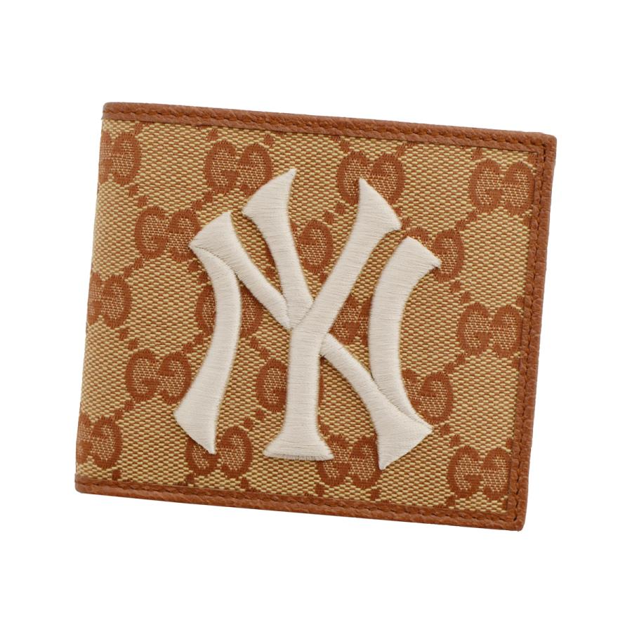 GGキャンバス グッチ 財布 GUCCI 二つ折り財布 札入れ 小銭入れなし