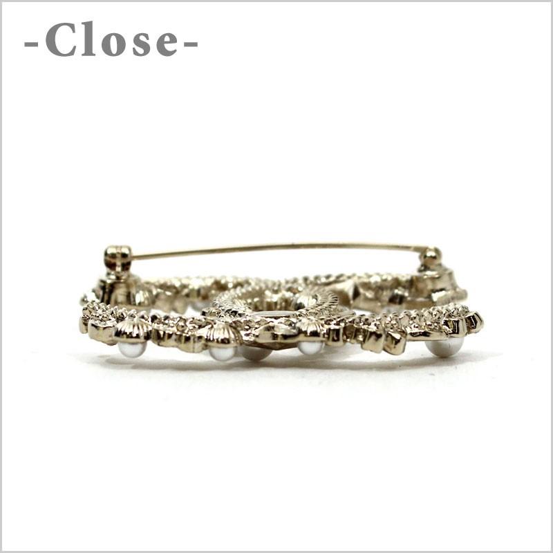 CHANEL キラキラストラス定番ブローチ新品2022 aw