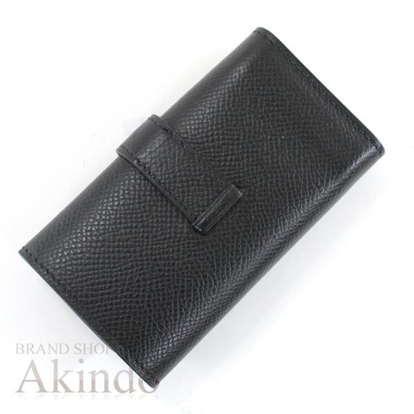 HERMES（エルメス） 【新品】エルメス キーケース 4連 ベアン 黒