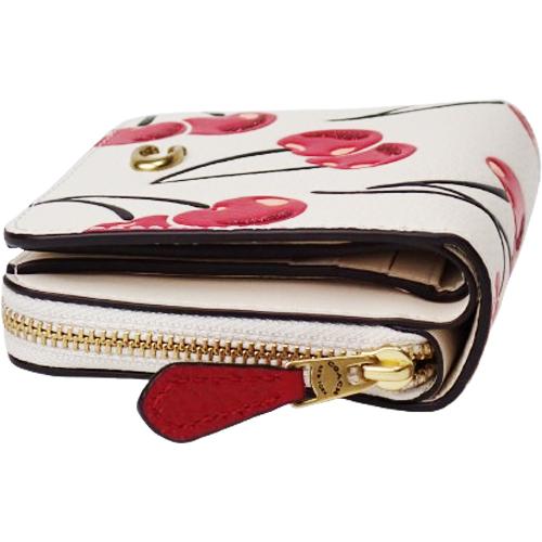 COACH（コーチ） 財布 アウトレット レディース 二つ折り 革 ミニ財布