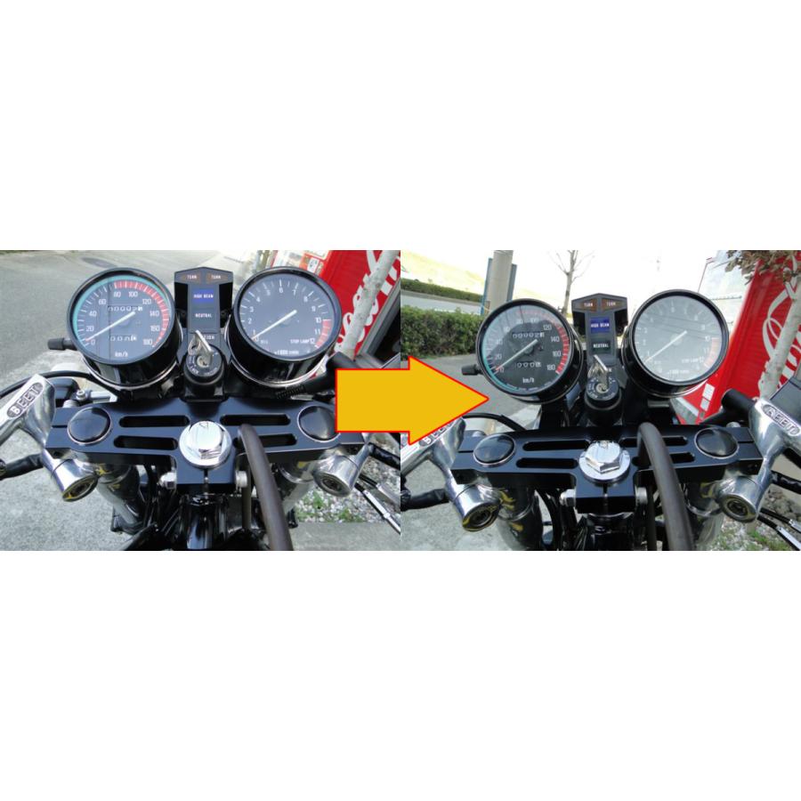 9371□Z400FX/Z400J/Z550FX メーターアップ用ブラケット(メーター