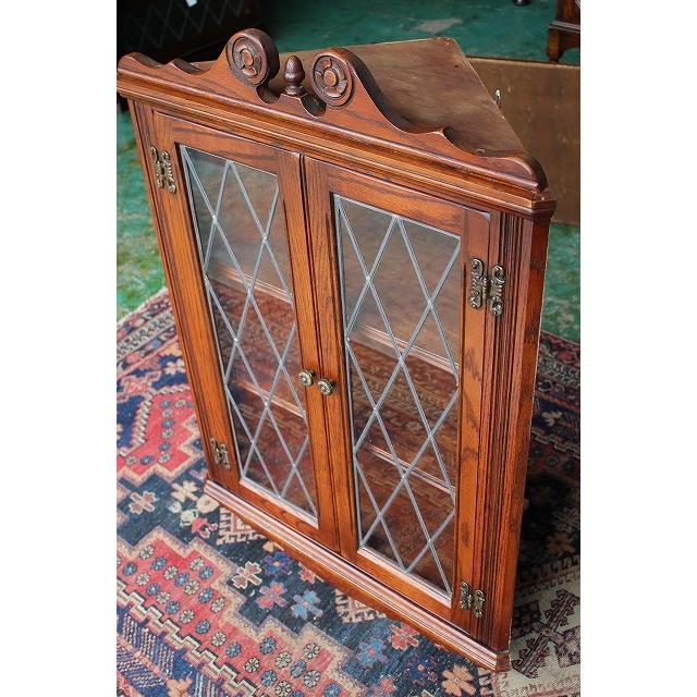 イギリスアンティーク家具 オールドチャーム ウォールキャビネット