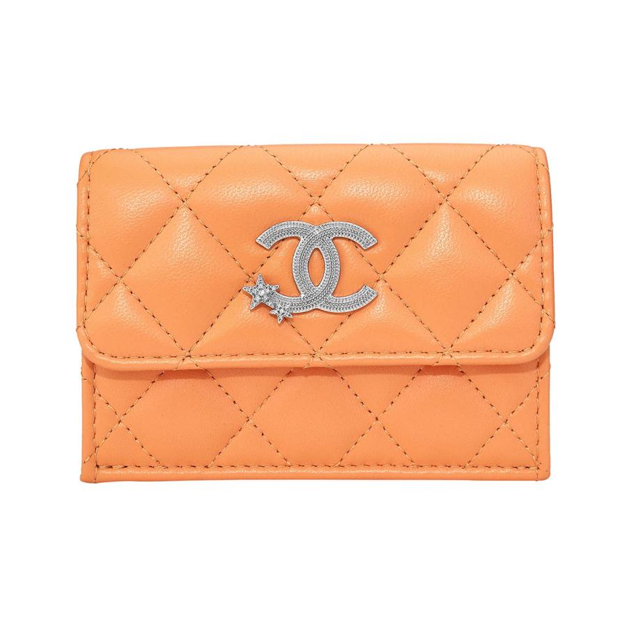 CHANEL（シャネル） 並行輸入 3つ折り財布 ラムスキン CHANEL SMALL