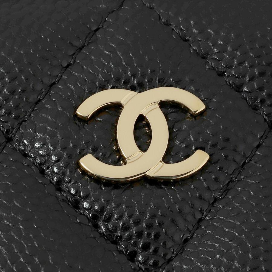 CHANEL（シャネル） 並行輸入 2つ折り財布 キャビアスキン CHANEL