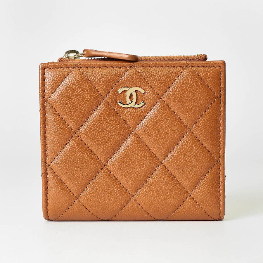 CHANEL（シャネル） 並行輸入 2つ折り財布 キャビアスキン SMALL