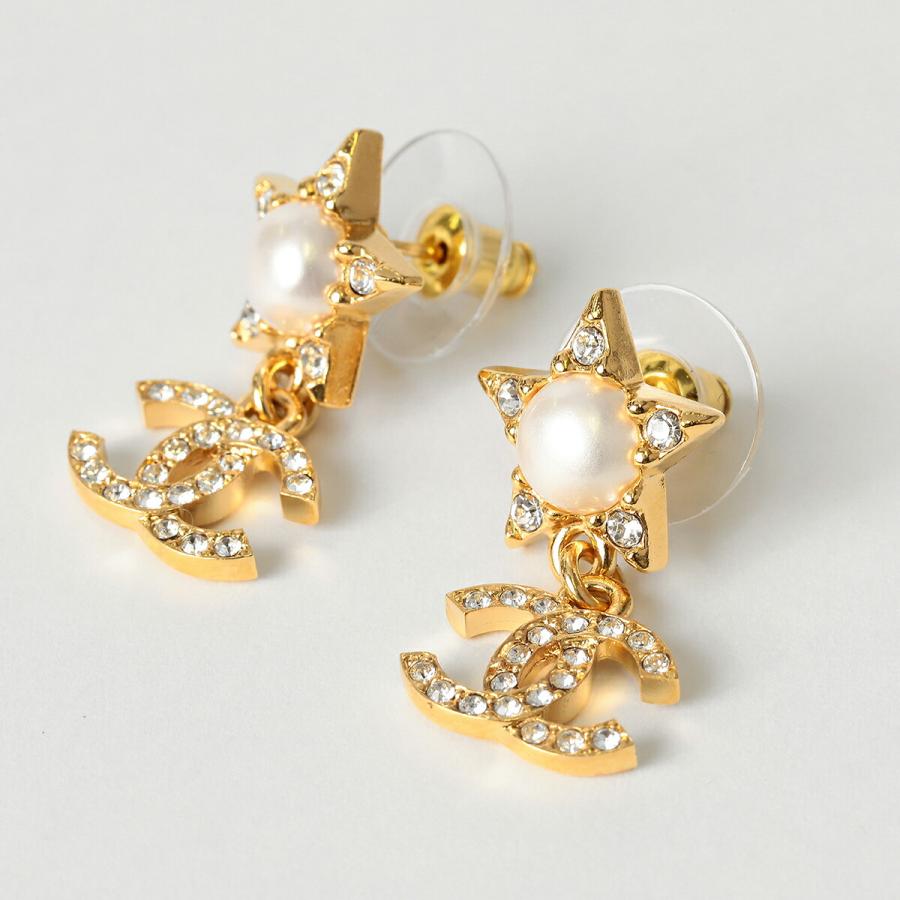 CHANEL ロゴデザイン ピアス(両耳用) 正規品 ココマーク NO.5 5 CHANEL