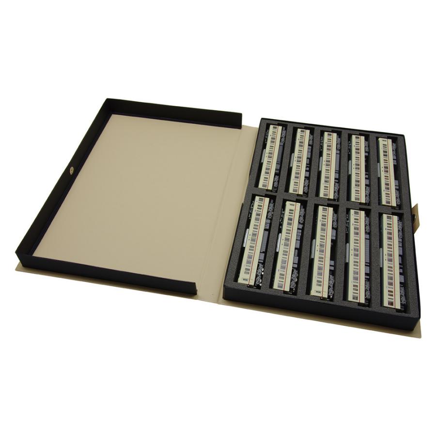 CASCO YP-984 クリーム色の10両用車両ケース(ダークグレー) : グリーン