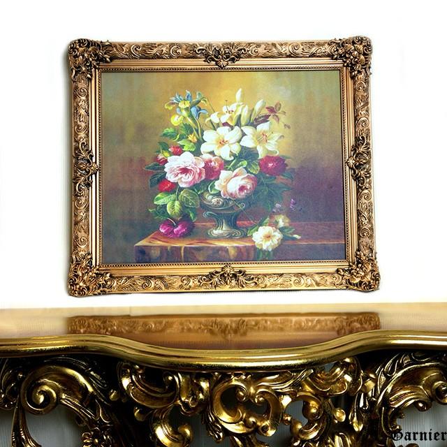 高級 アンティーク 額 額縁 ゴージャス 額装 フレーム 壁掛け 額絵