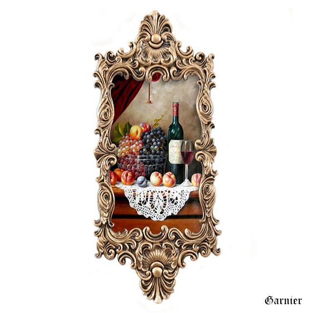 アンティーク 額 額縁 ゴージャス 額装 壁掛け 額絵 レクタングル