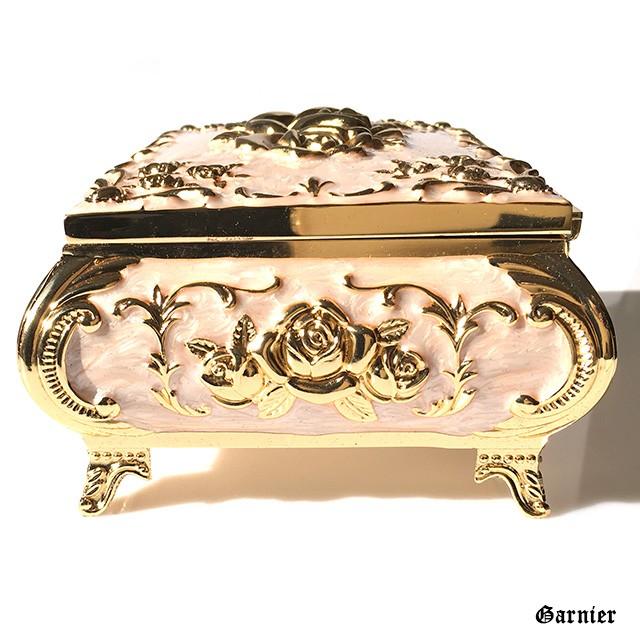 希少 アンティーク調 陶器 ストーンジュエリーボックス