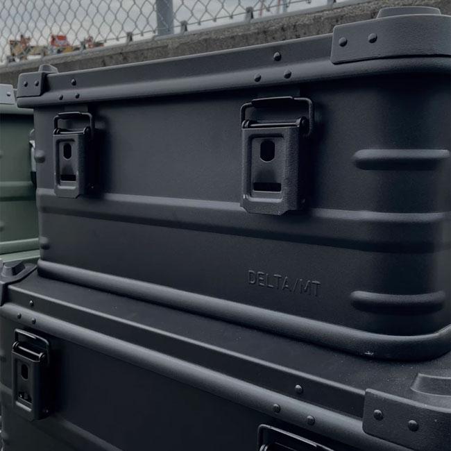 アルミ コンテナボックス DELTA / MT Extreme X 30 限定BLACK キャンプ
