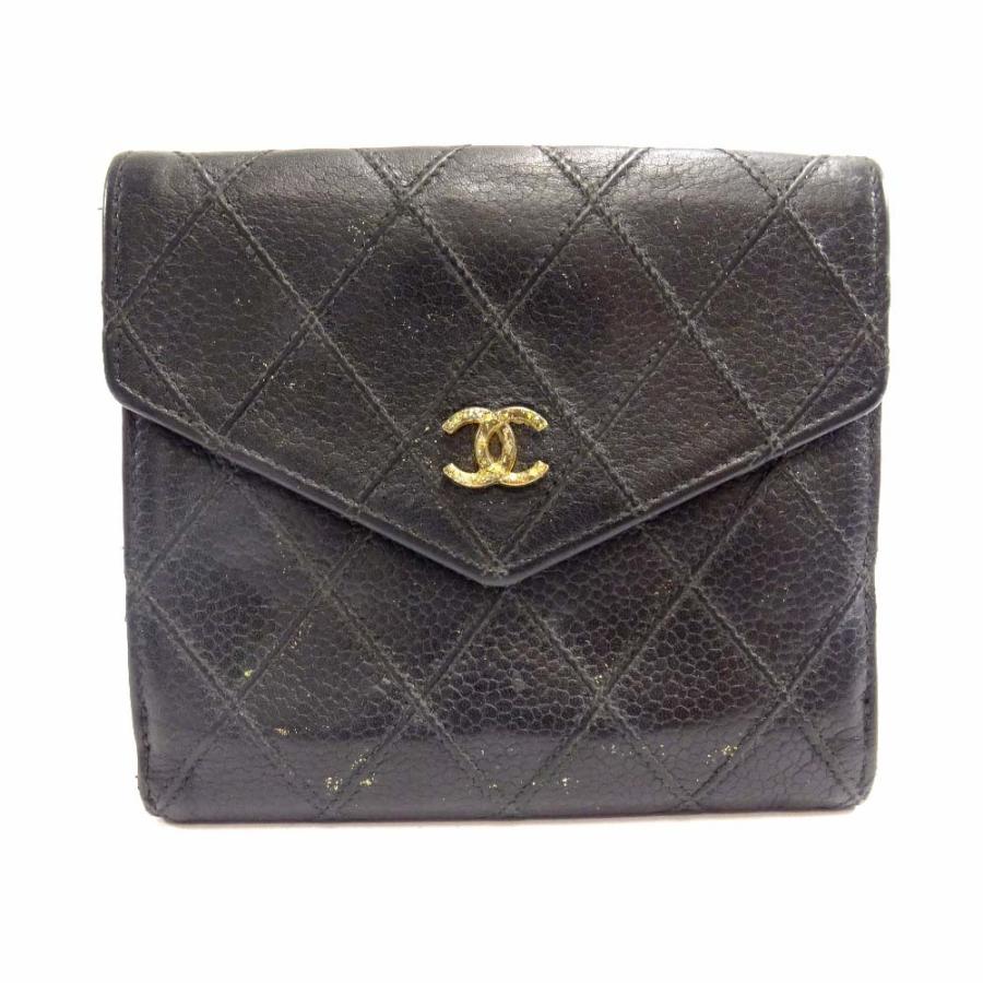 CHANEL（シャネル） ビコローレ Wホック 二つ折り財布 レディース