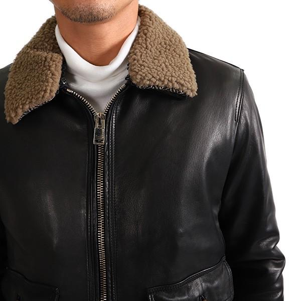 SALE] Delan デラン CARL カール A2 ボア付き レザージャケット