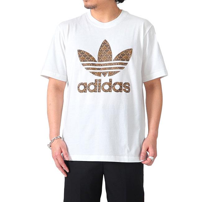 adidas アディダスオリジナルス モノグラム トレフォイルロゴ Tシャツ