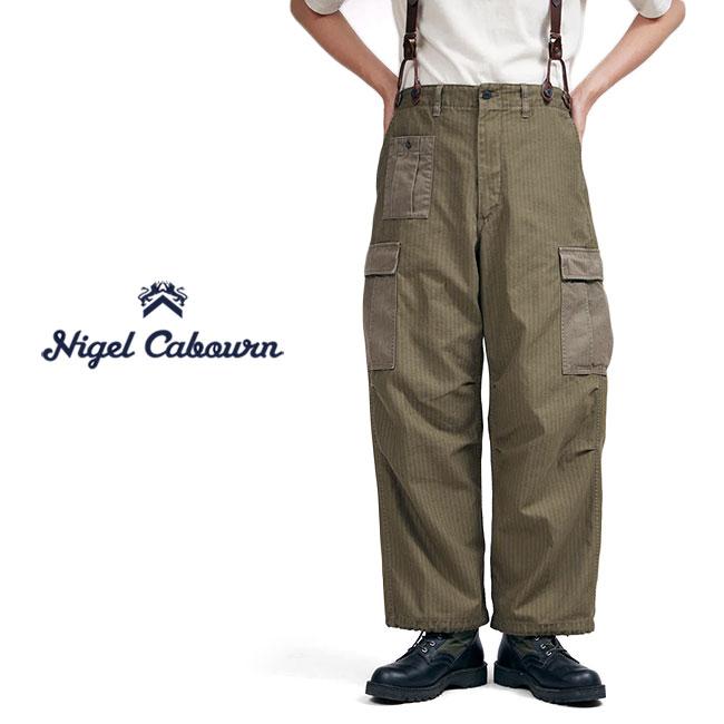 Nigel Cabourn ナイジェルケーボン バックサテン ヘリンボーン