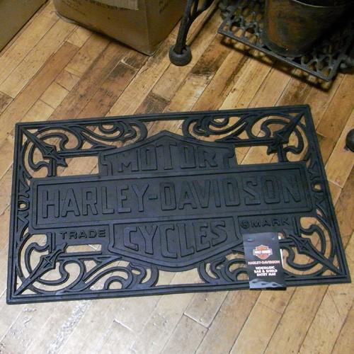 ハーレーダビッドソン☆メンテナンスマット/200×80cm/滑り止め付